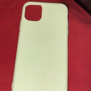 IPhone 11 Mint green phone case.